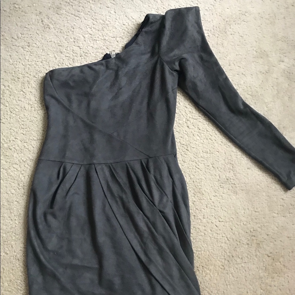 Kardashian Bebe one shoulder party dress